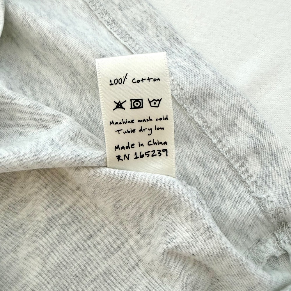 Juliet Johnstone Evergreen Bloom Tank Top Gray Floral Cotton Fairy Grunge BTC S - Picture 8 of 16